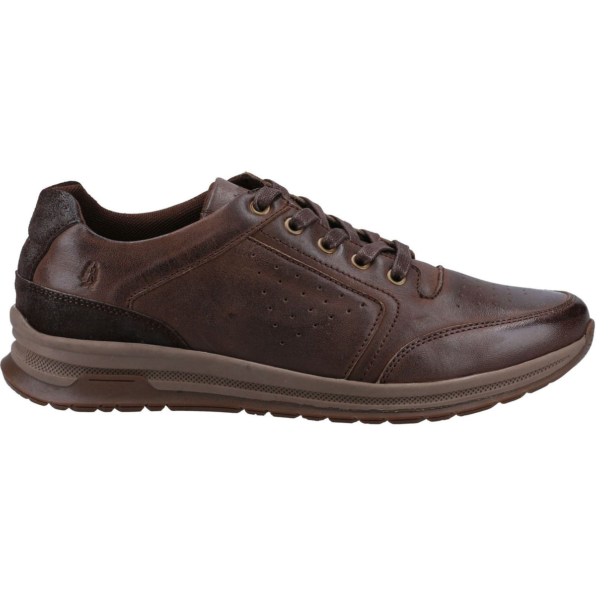 Hush Puppies Joseph Leather Men's Brown Leather Lace-Up Shoes