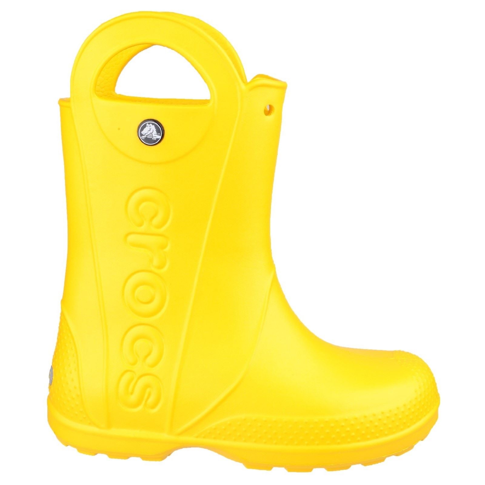 Crocs Handle It Rain Synthetic Yellow Wellington Boots