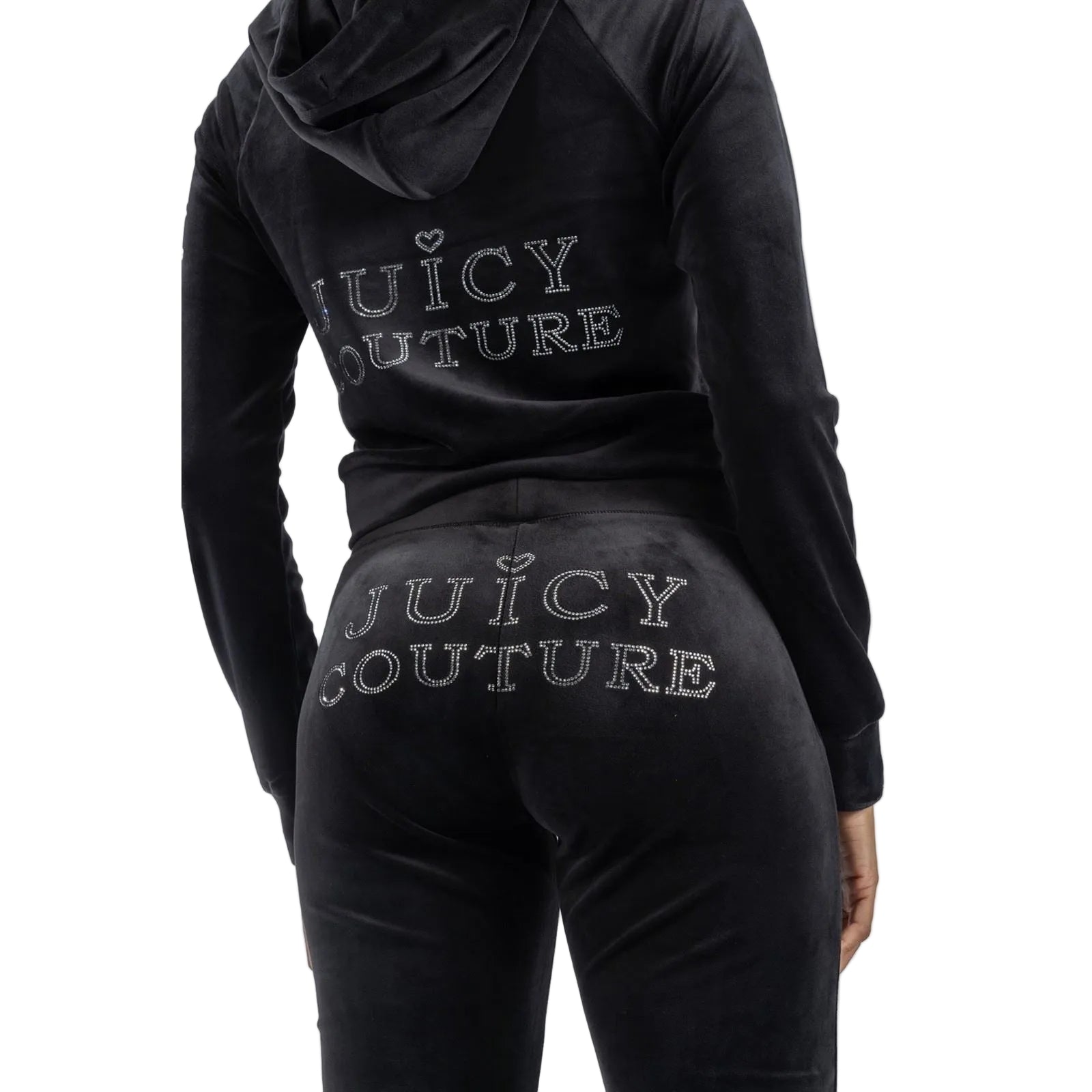 Juicy Couture Regal Lisa Polyester Women's Black Track Pants