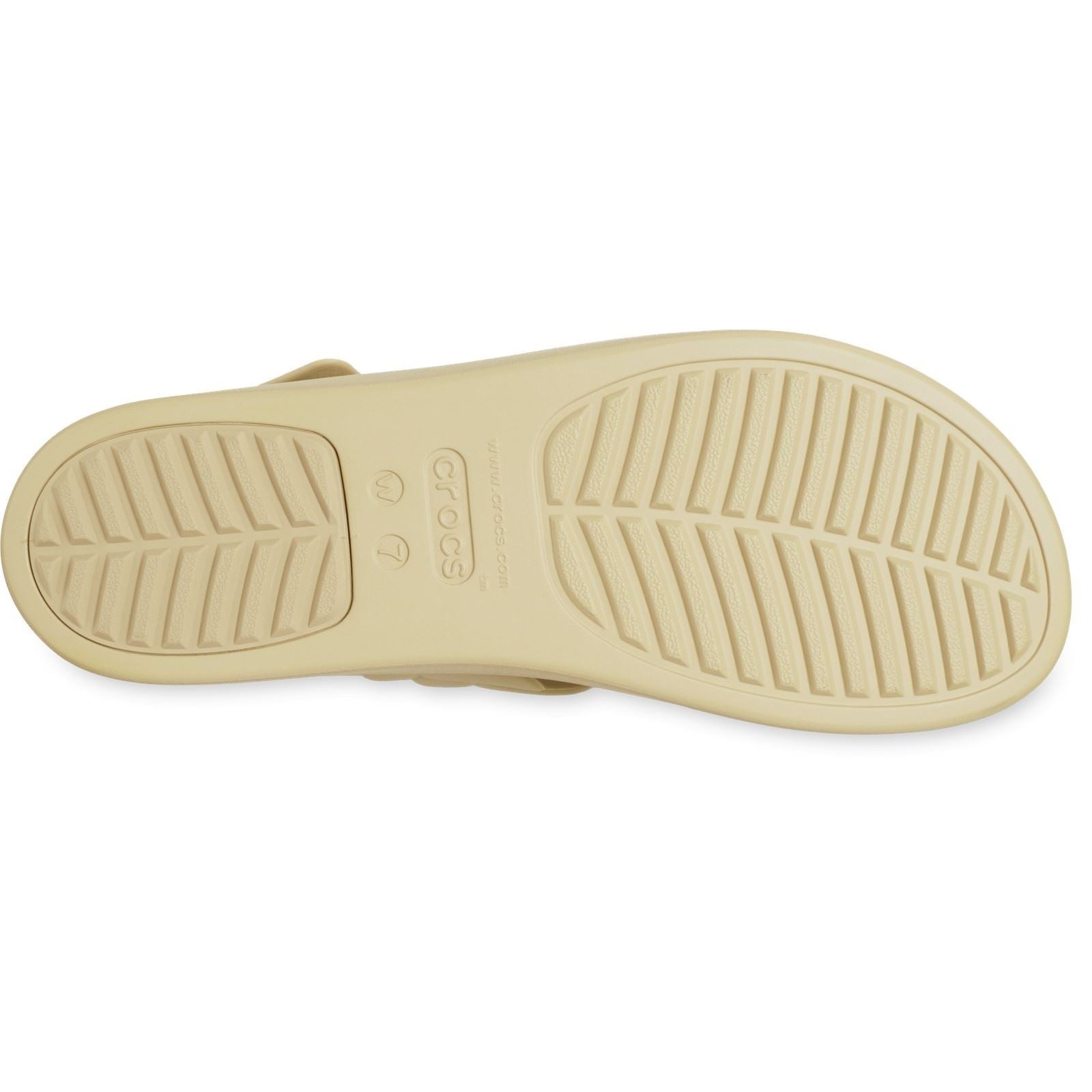 Crocs Brooklyn Woven Synthetic Women's Chai Sandals