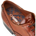 Base London Bell Leather Men's Burnt Tan Brogues Shoes
