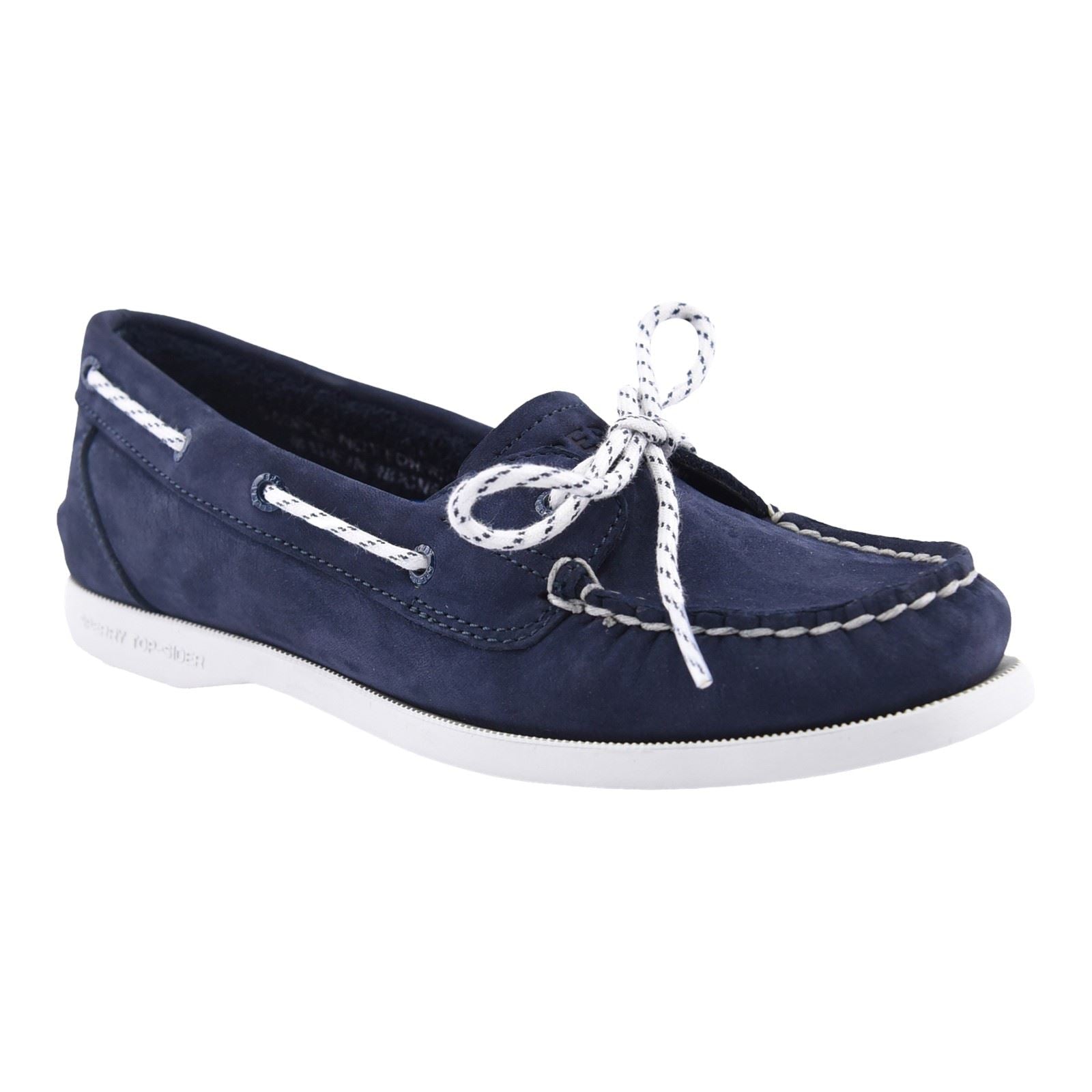 Sperry Authentic 1 Eye Leather Women's Navy Boat Shoes