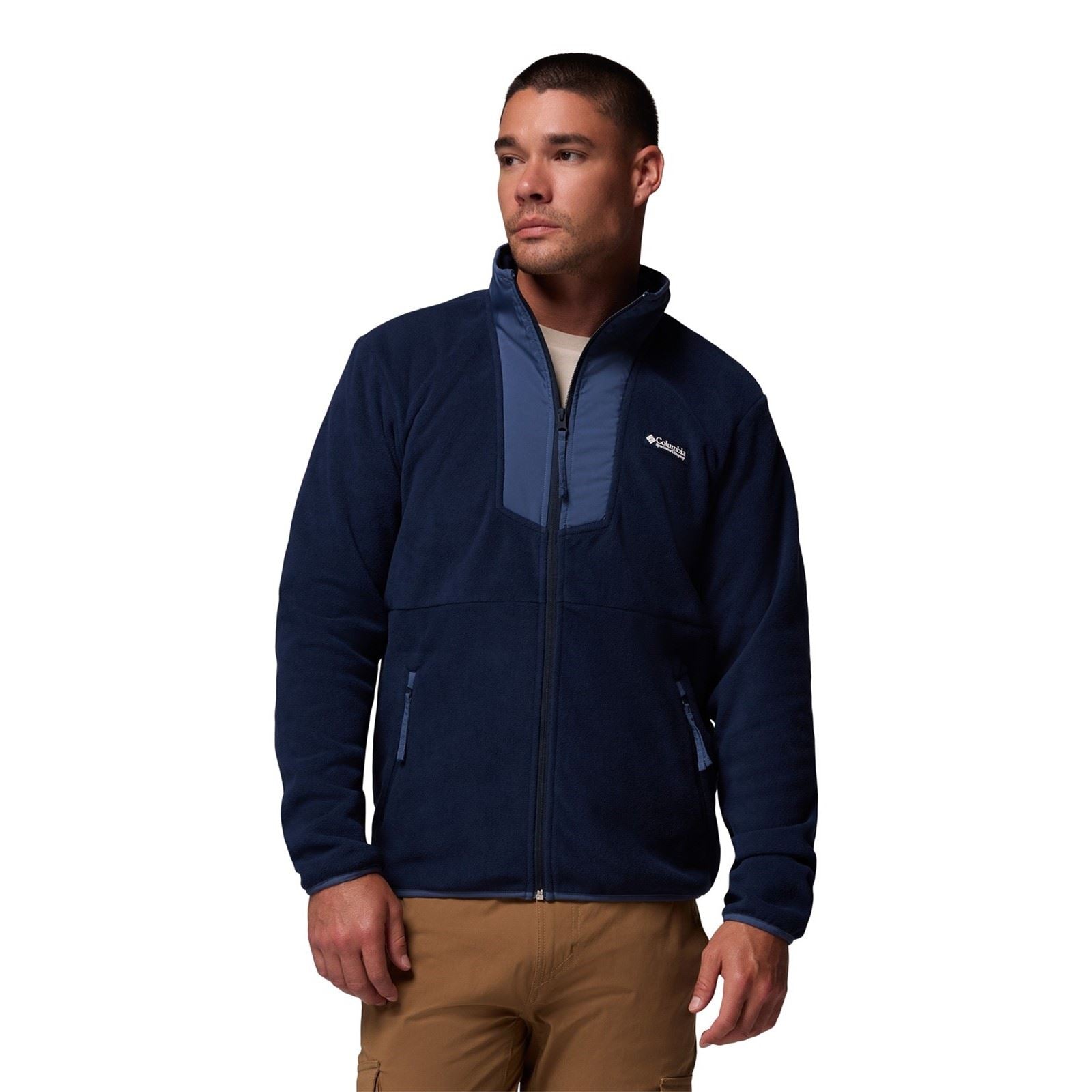 Columbia Sequoia Grove Full Zip Men's Blue Fleece Jacket