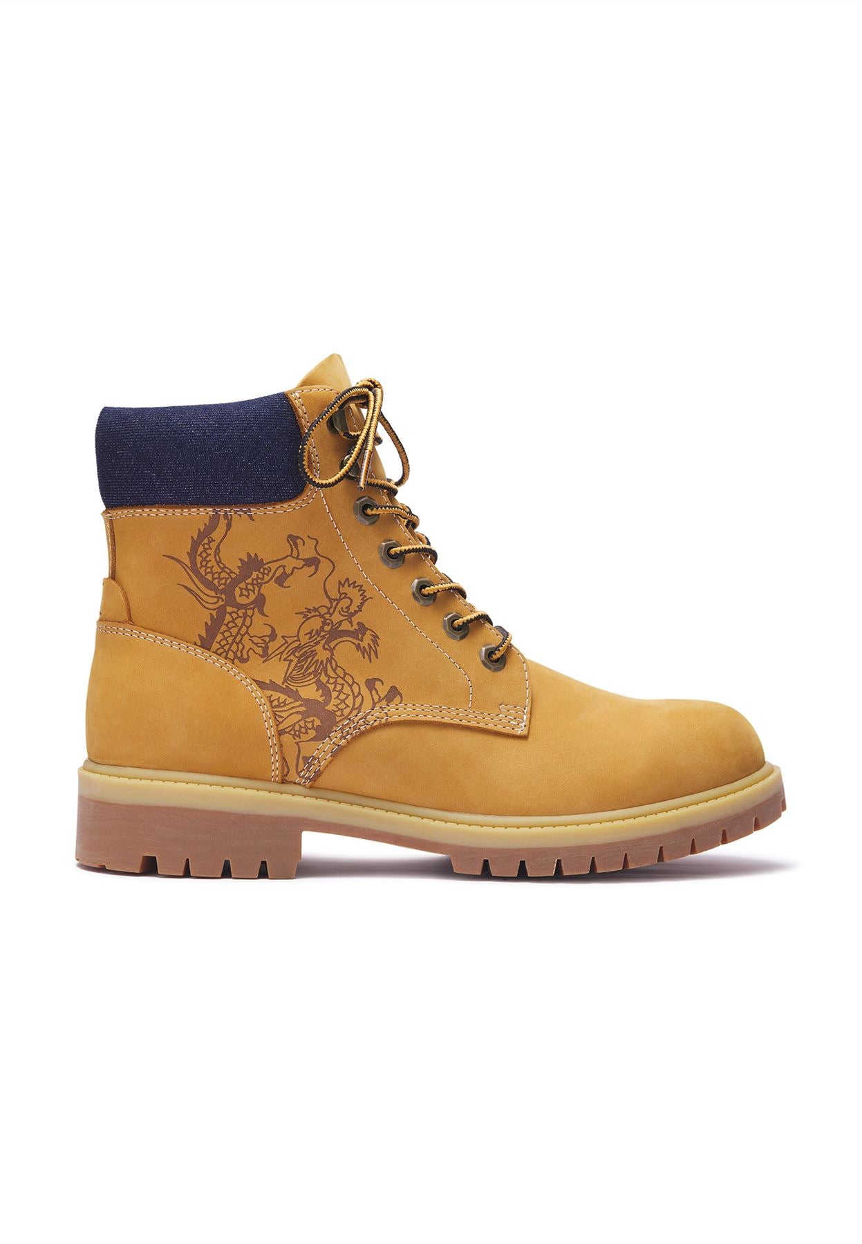 Ed Hardy Dancing Dragon Nubuck Women's Tan Boots