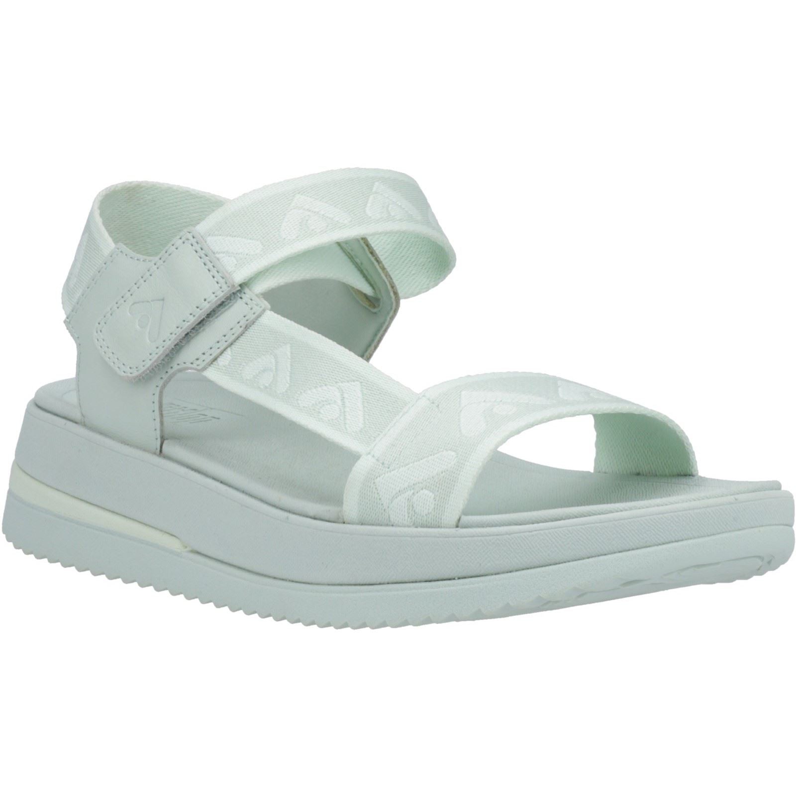 Fitflop Surff Back Strap Polyester/Leather Women's Sagebrush Wide Sandals