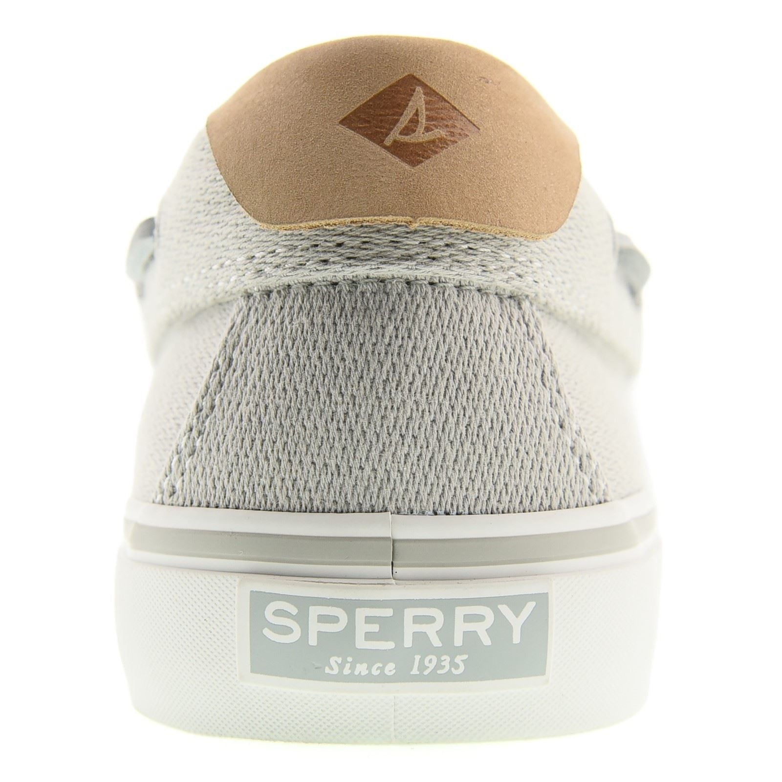 Sperry Helm 2-Eye Textile Men's Grey Boat Shoes
