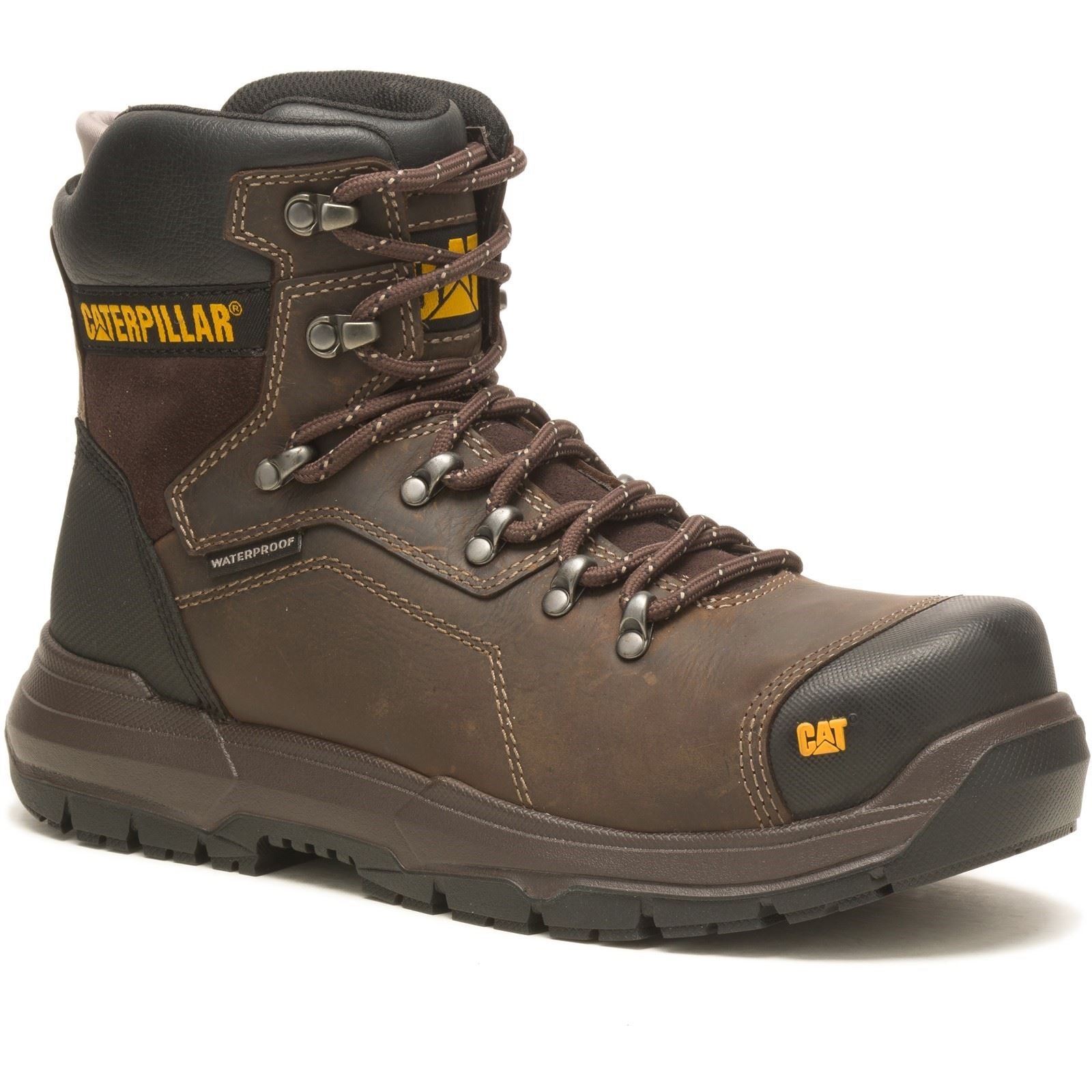 Caterpillar Diagnostic 2.0 Leather Coffee Safety Boots