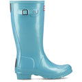 Hunter Original Nebula Rubber Pool Blue Wellington Boots
