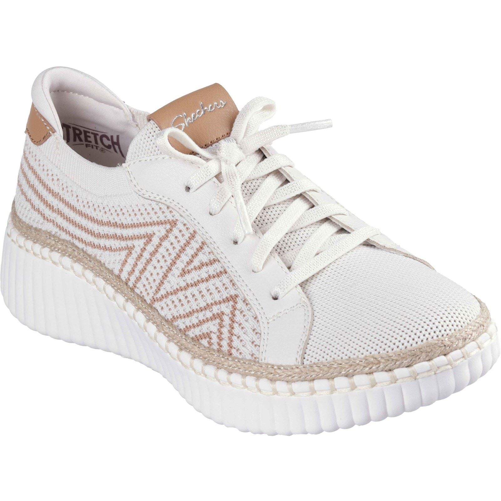 Skechers Wilshire Blvd - Bellevue Polyester Women's Off White Trainers