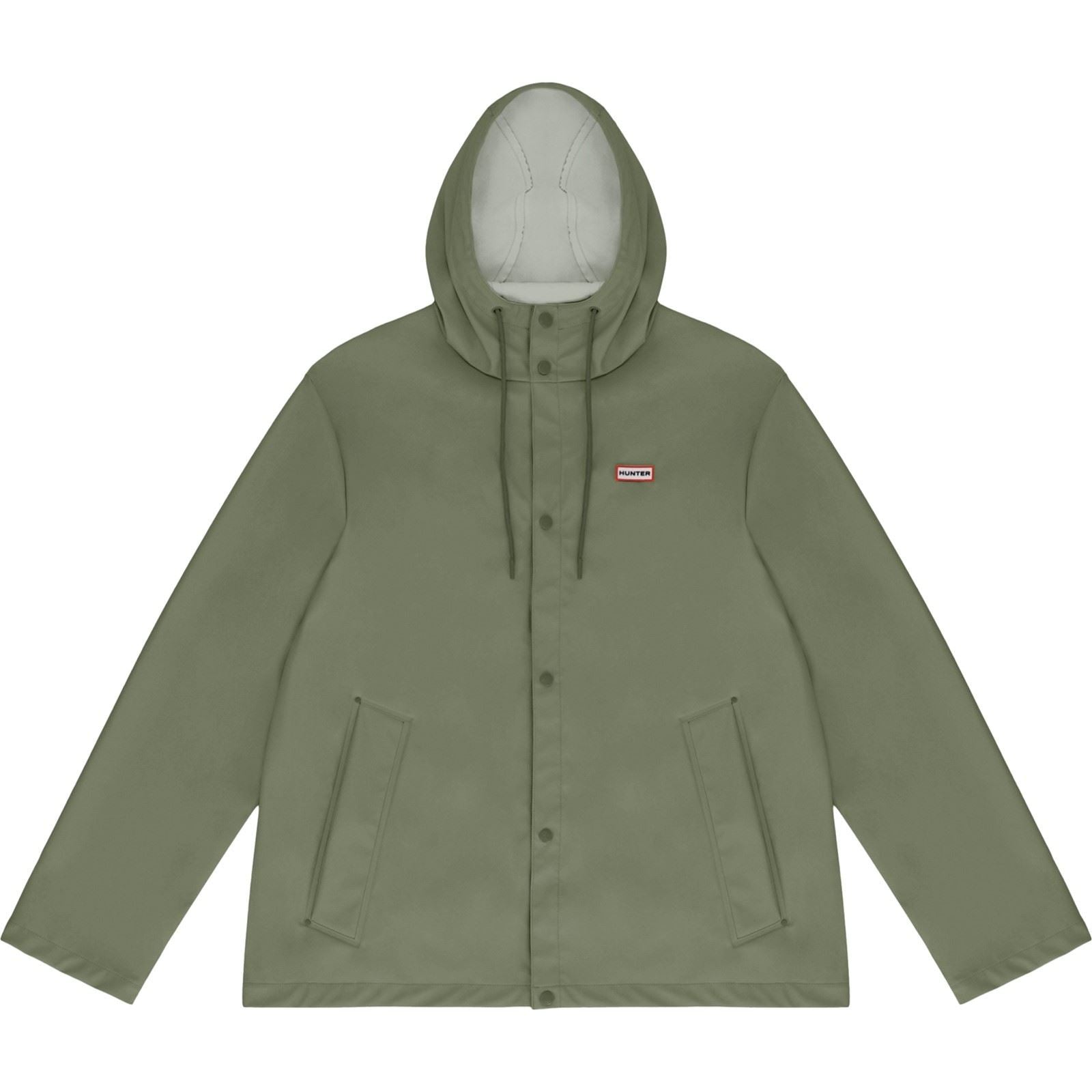 Hunter Izzy Hooded Green Jacket
