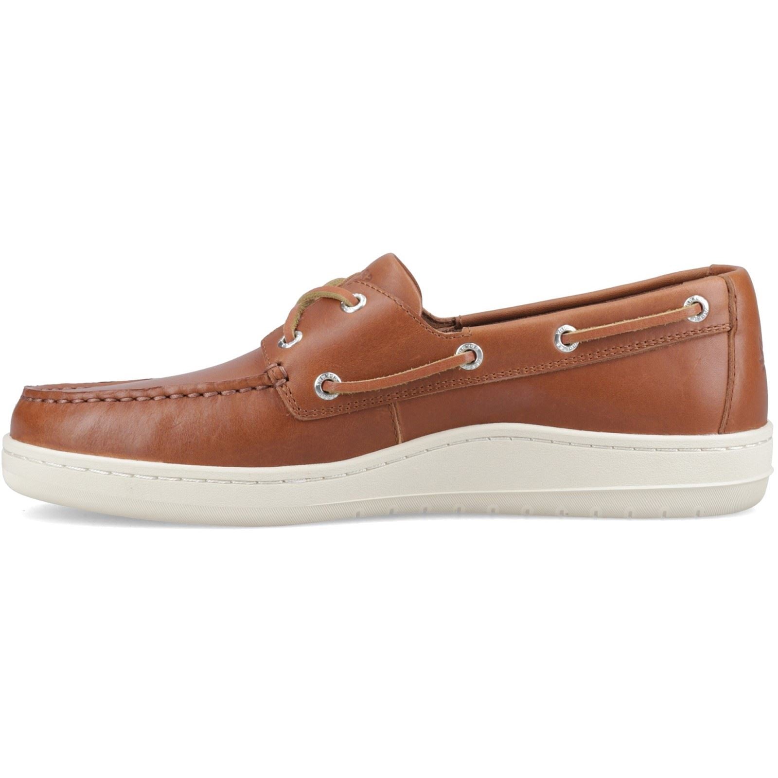 Sperry Strake 2-Eye Boat Leather Men's Open Tan Boat Shoes