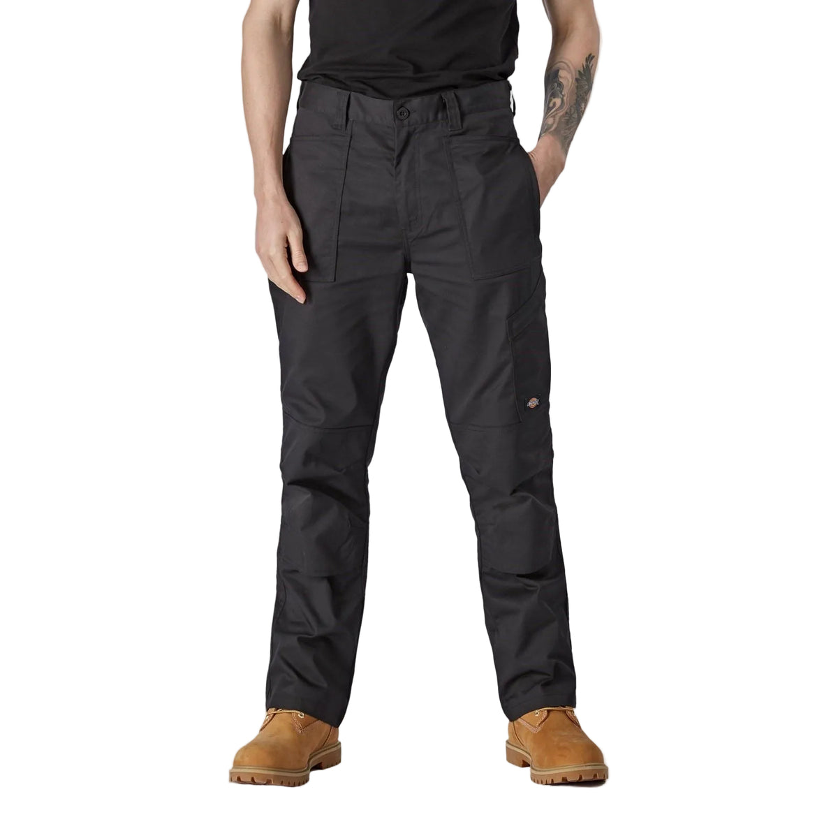 Dickies Action Flex Polyester Men's Black Outdoor Trousers