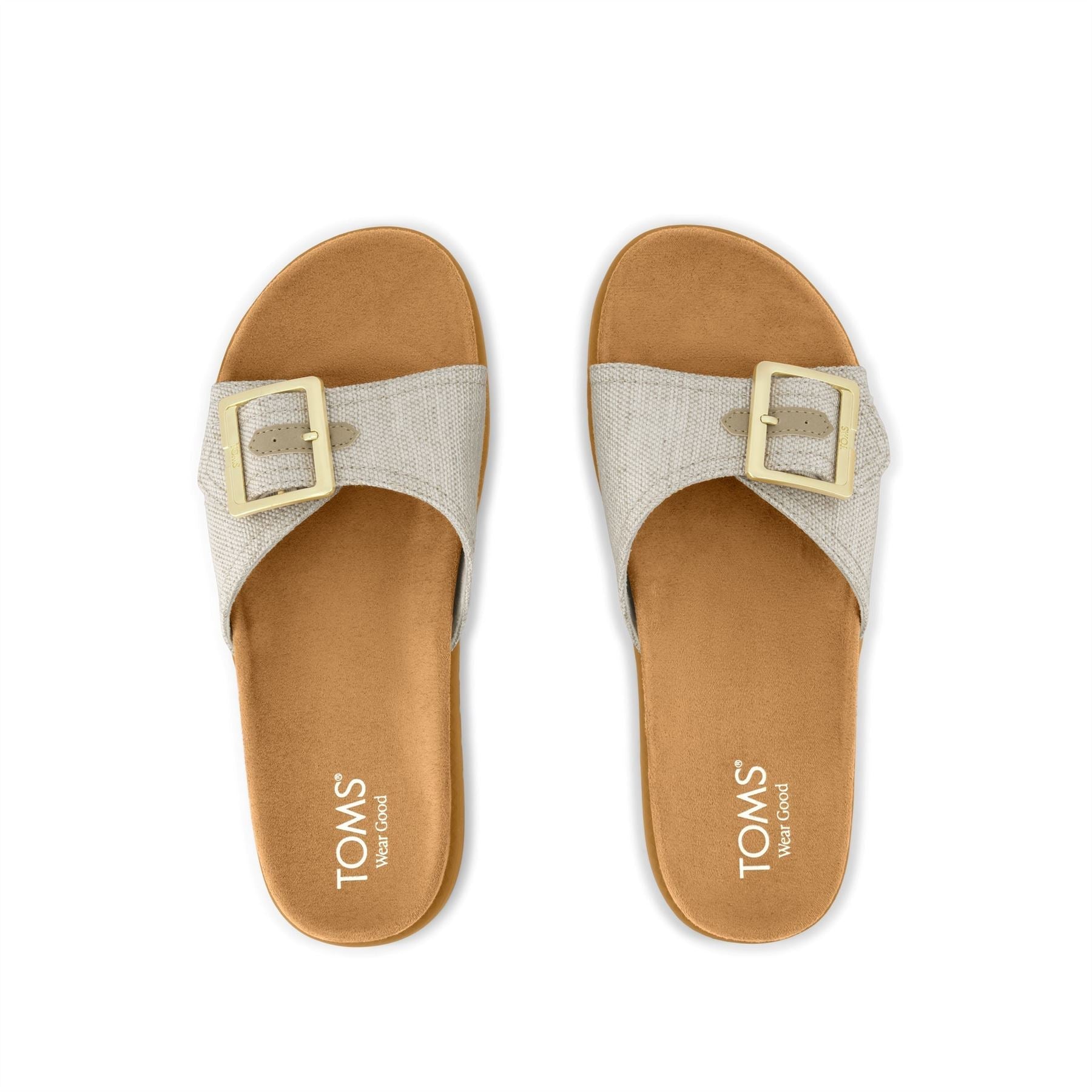 TOMS Marin Slide Textile Women's Natural Sandals
