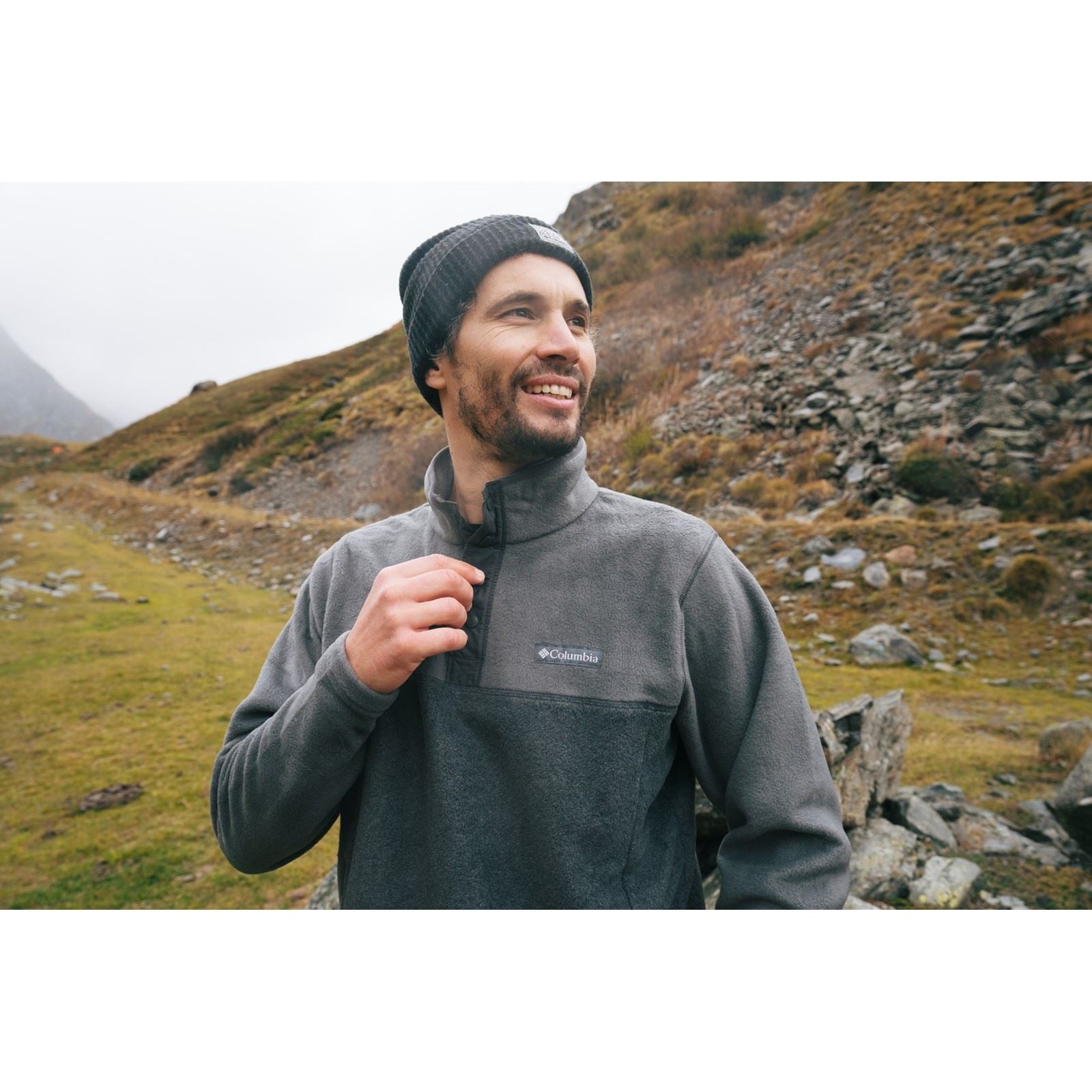 Columbia Steens Mountain Half Snap II Men's Grey Fleece Jacket