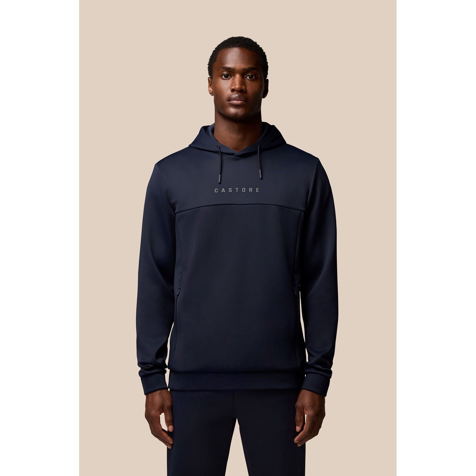 Castore Scuba Hoody Polyester Men's Blue Hooded Sweatshirt