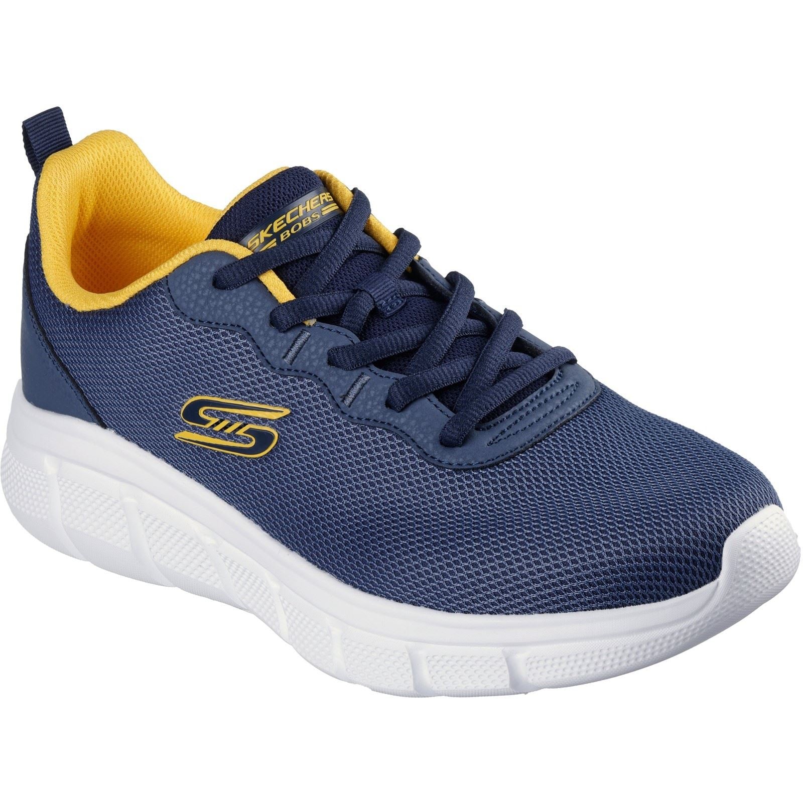 Skechers BOBS B Flex Icy Edge Textile Men's Navy Trainers