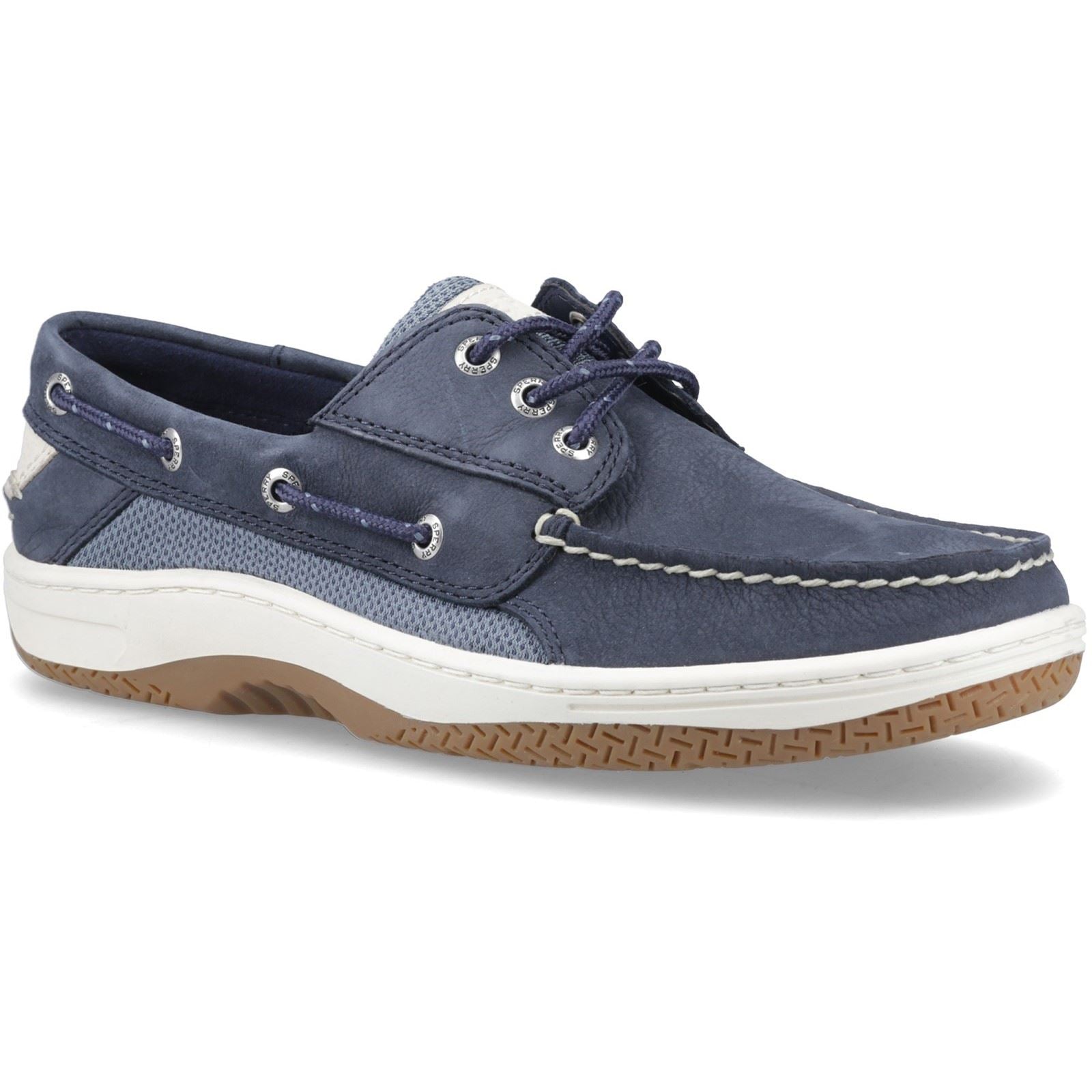 Sperry Billfish 3 Eye Leather Men's Navy Boat Shoes