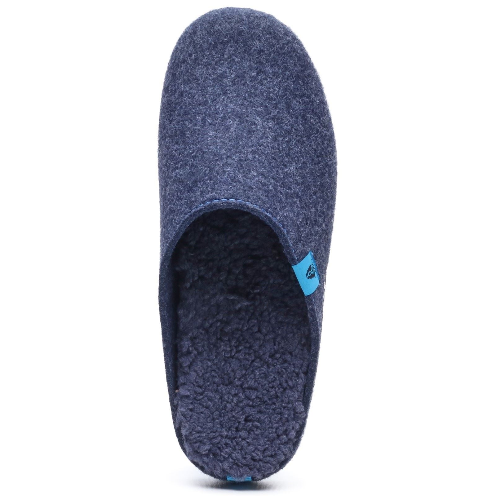Hush Puppies The Good Polyester Men's Navy Blue Slippers
