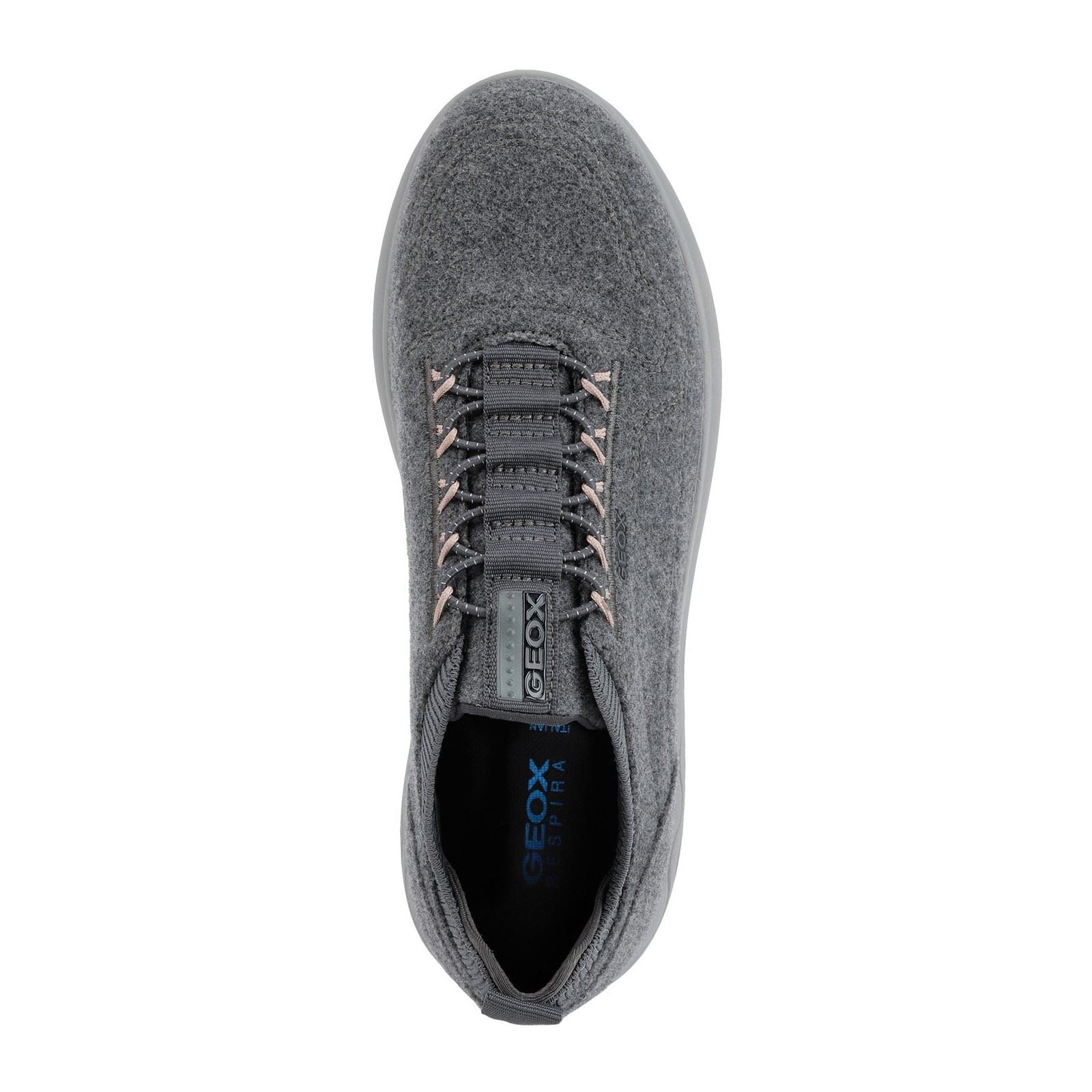 Geox D Spherica A Wool Blend Women's Anthracite Trainers