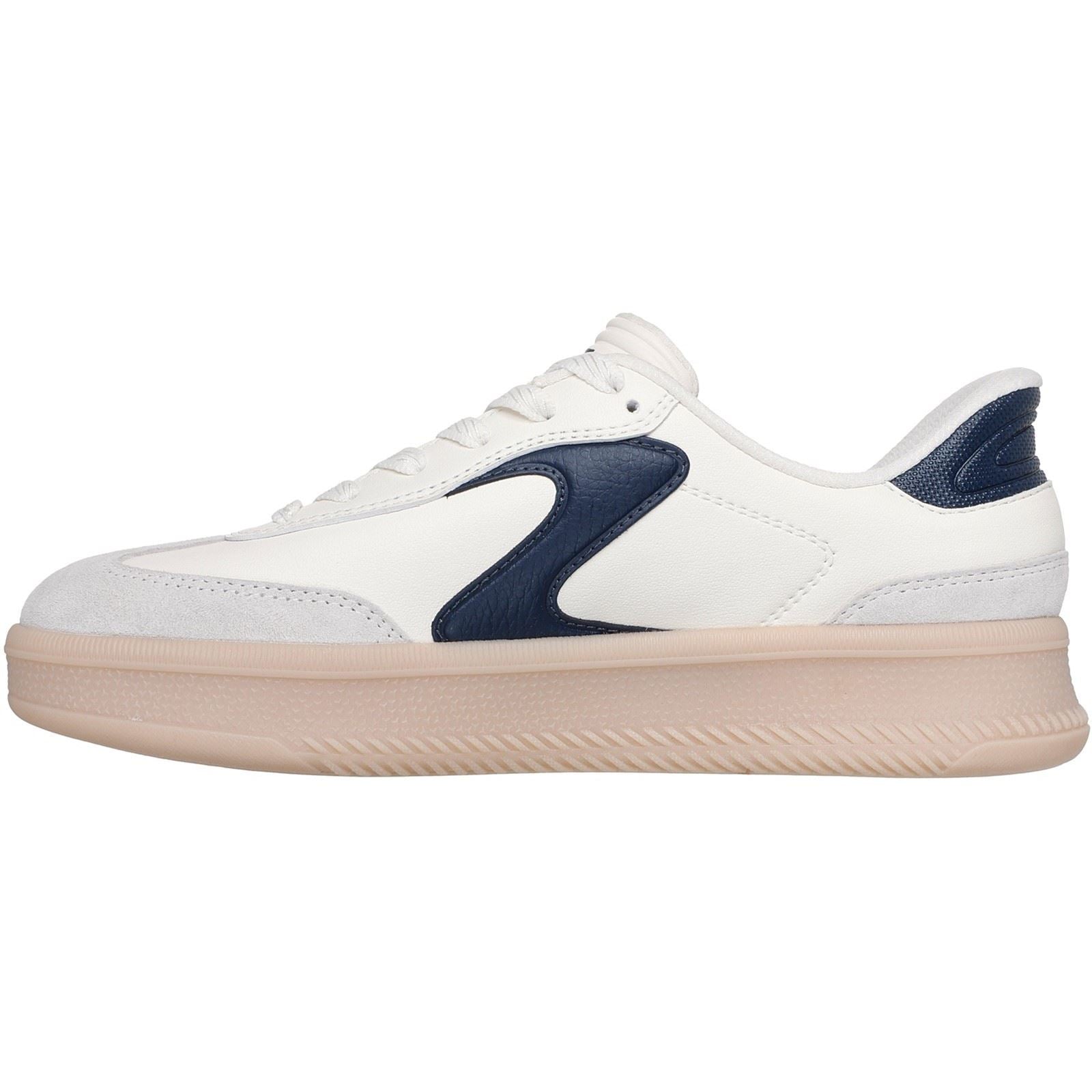 Skechers Hotshot HI - Lifted Luxe Polyurethane Women's Off White/Navy Trainers