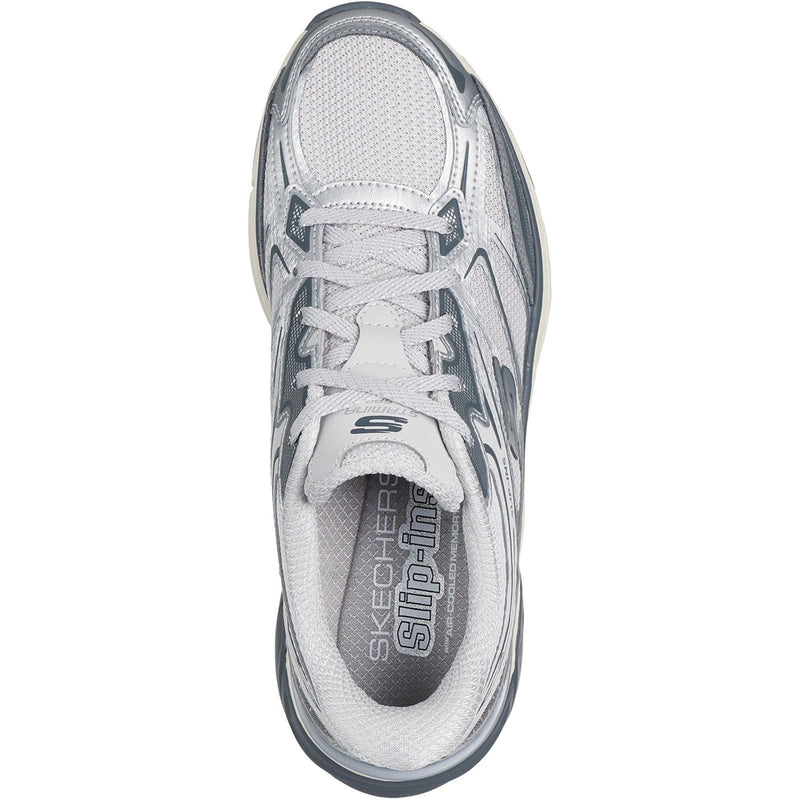 Skechers Stamina Sport Women's Silver Trainers
