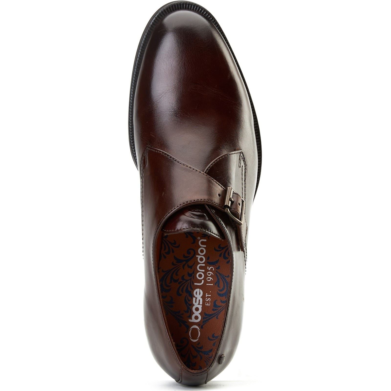 Base London Faraday Leather Men's Burnt Brown Shoes