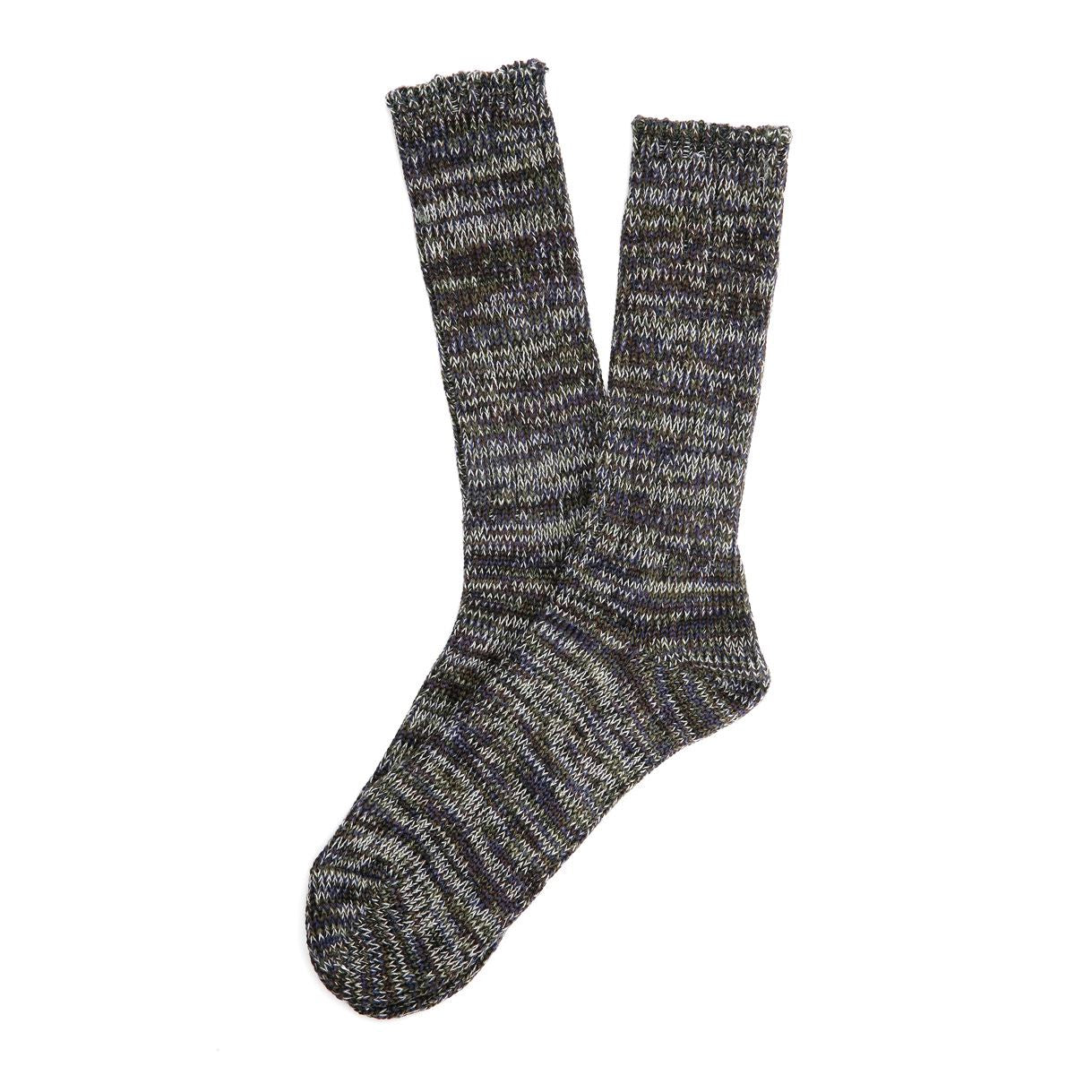 Anonymous Ism 5 Colour Mix Crew Cotton Men's Moss Socks