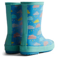 Hunter Kids Rain Cloud Boot Rubber Blue Rainclouds Wellington Boots
