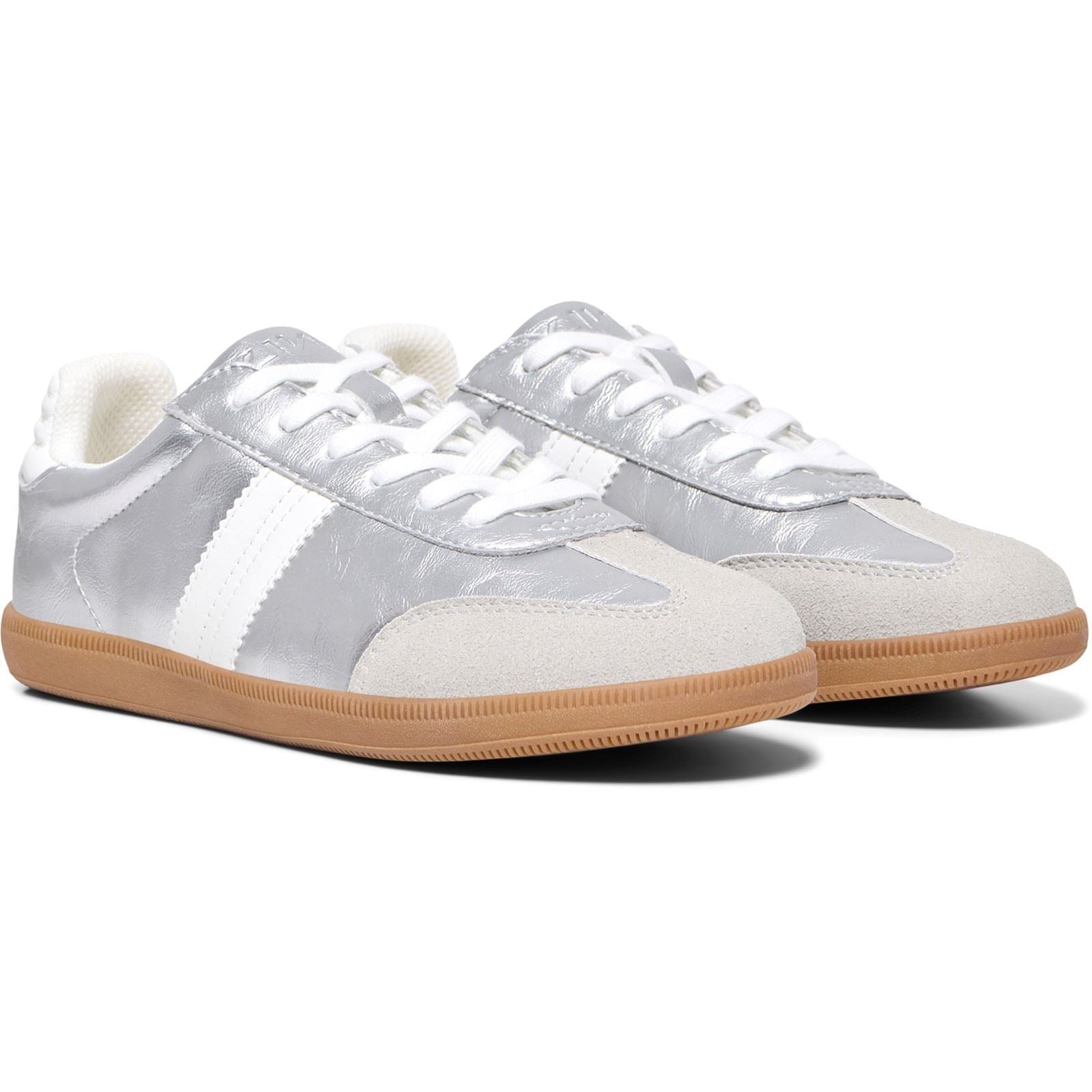 ONLY Amber Synthetic Women's Silver Trainers