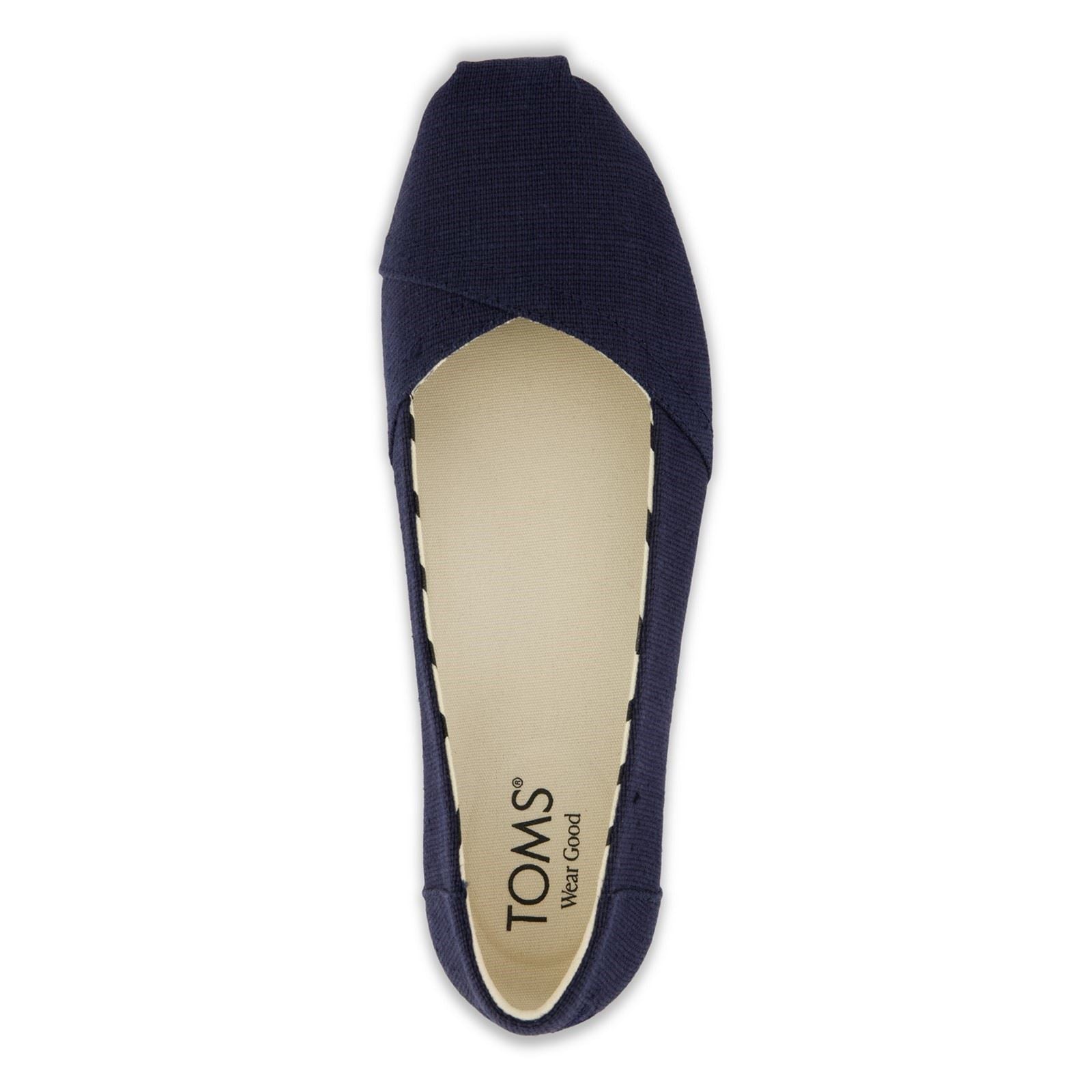 TOMS Alpargata Ballet Textile Women's Navy Espadrilles