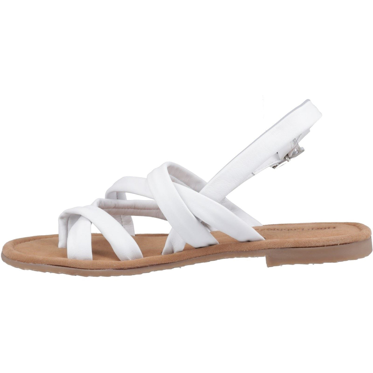 Hush Puppies Hope Leather Women's White Sandals