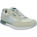 Hi-Tec Silver Shadow OG PU Suede Men's Silver/Grey/Green Trainers