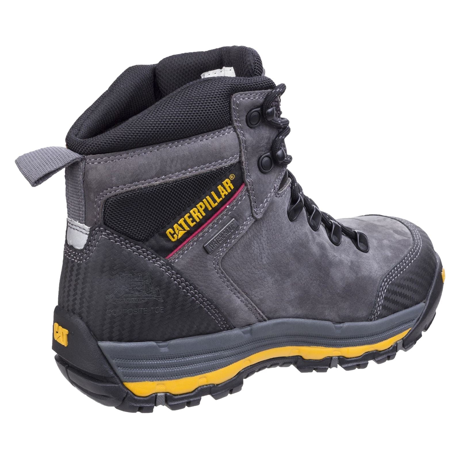 Caterpillar Munising Leather Dark Shadow Safety Boots