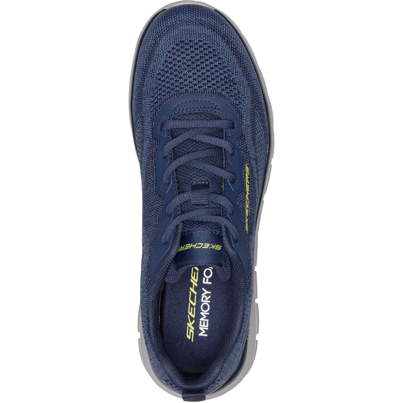 Skechers Track Pohlter Textile Men's Navy Trainers