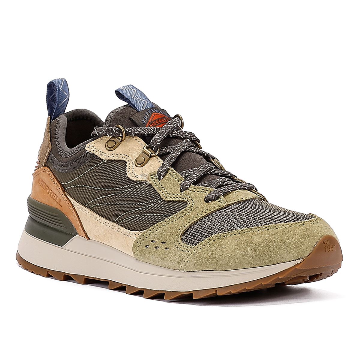 Merrell Alpine 83 Recraft Men's Olive/Multi Trainers – Tower