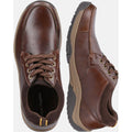 Hush Puppies Derek Leather Men's Coffee Lace-Up Shoes