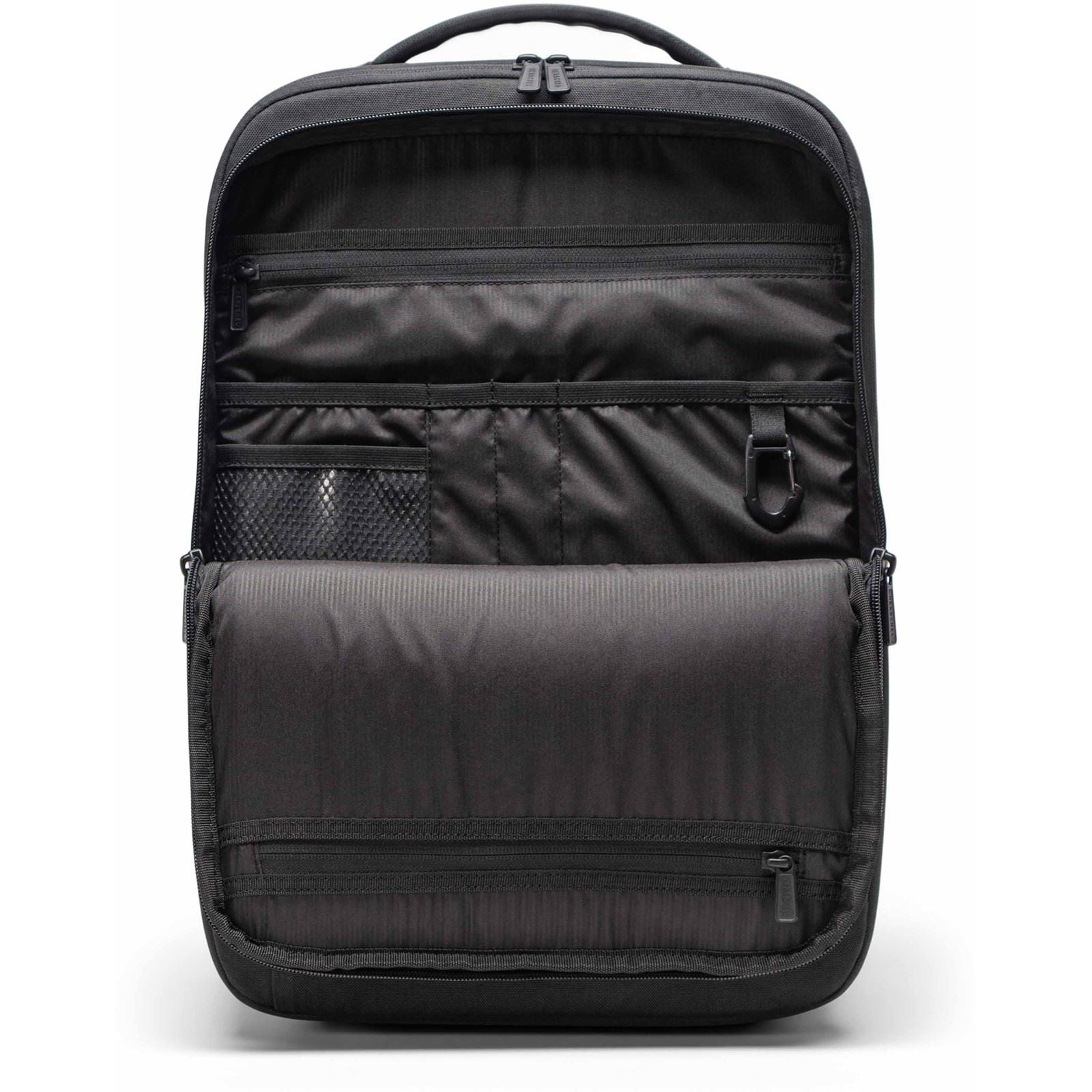 Herschel Bags Kaslo Travel Backpack Tech Polyester Black Backpack - One Size