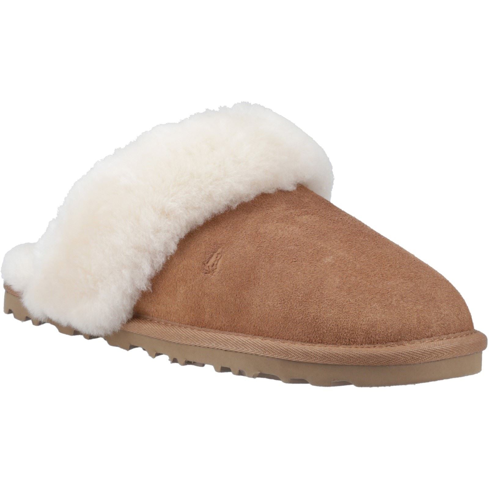 Hush Puppies Samantha Suede Women's Tan Slippers
