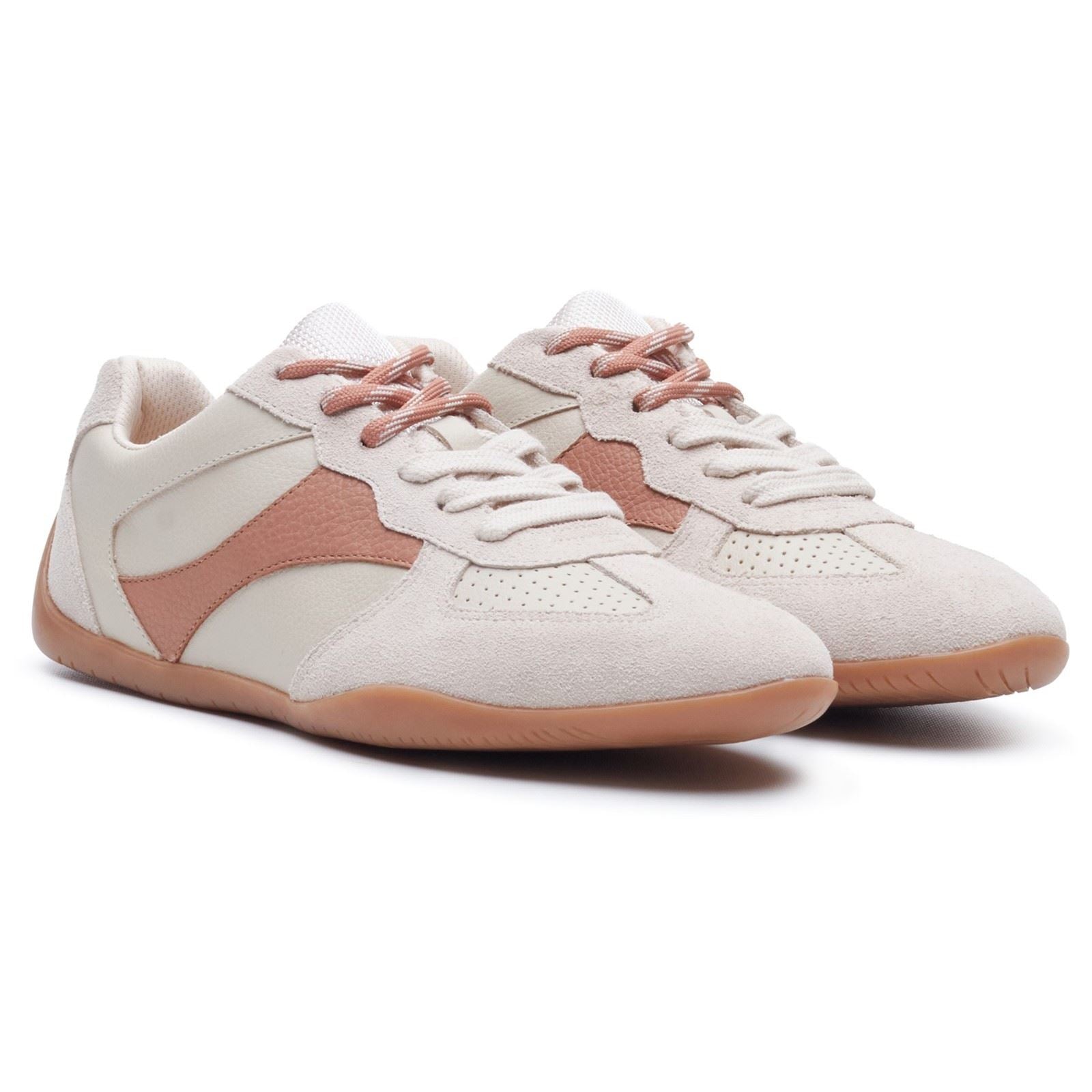 Hush Puppies Jovie Leather Women's TAUPE Trainers