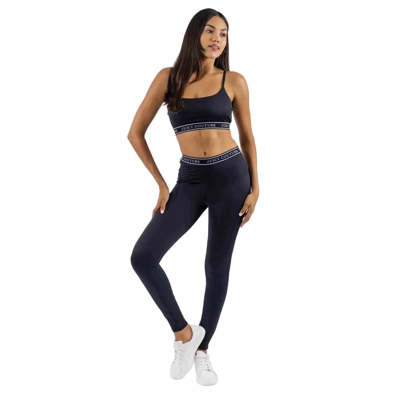 Juicy Couture Bowie Nylon Women's Black Sports Bra