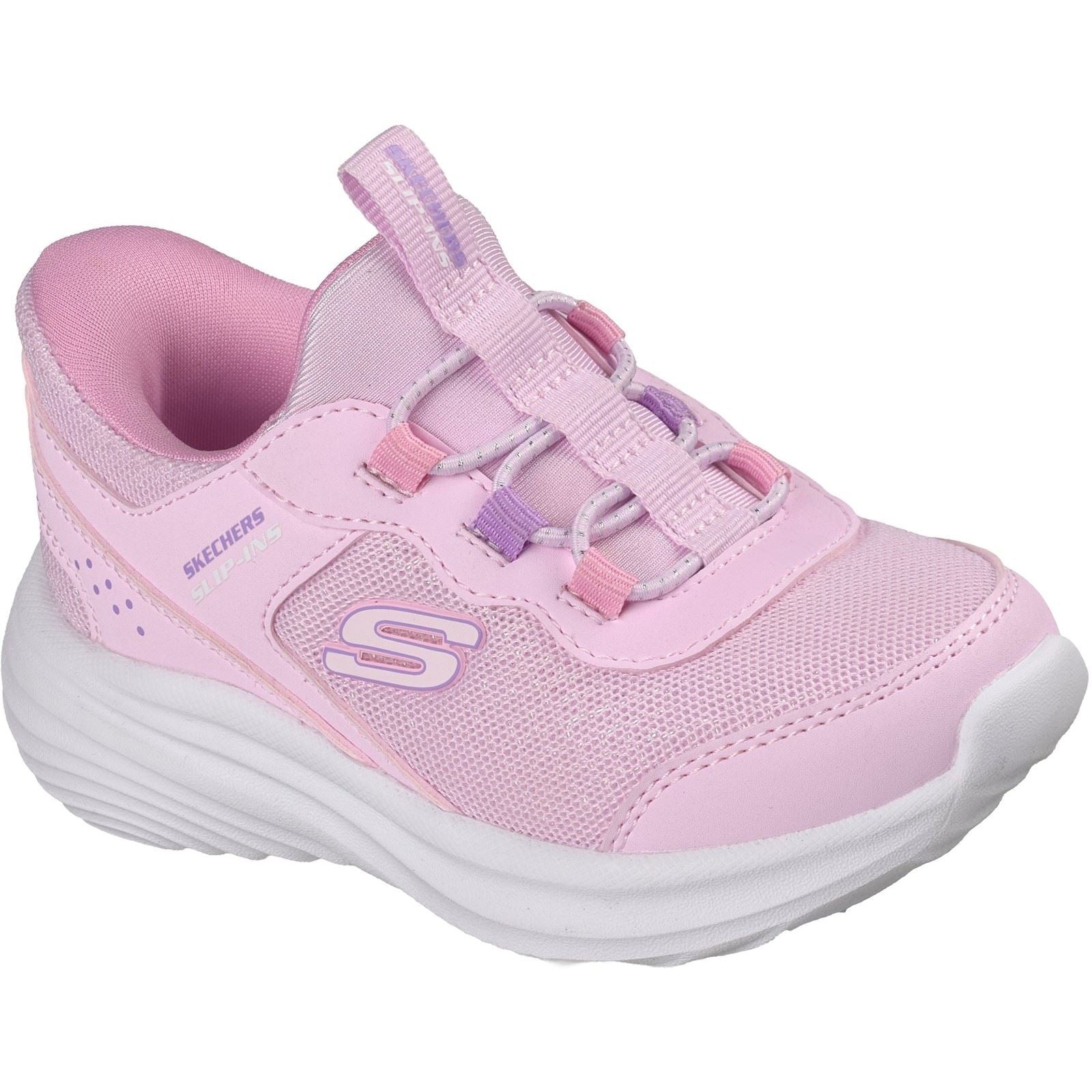 Skechers Bounder Pro Step One Light Pink Trainers