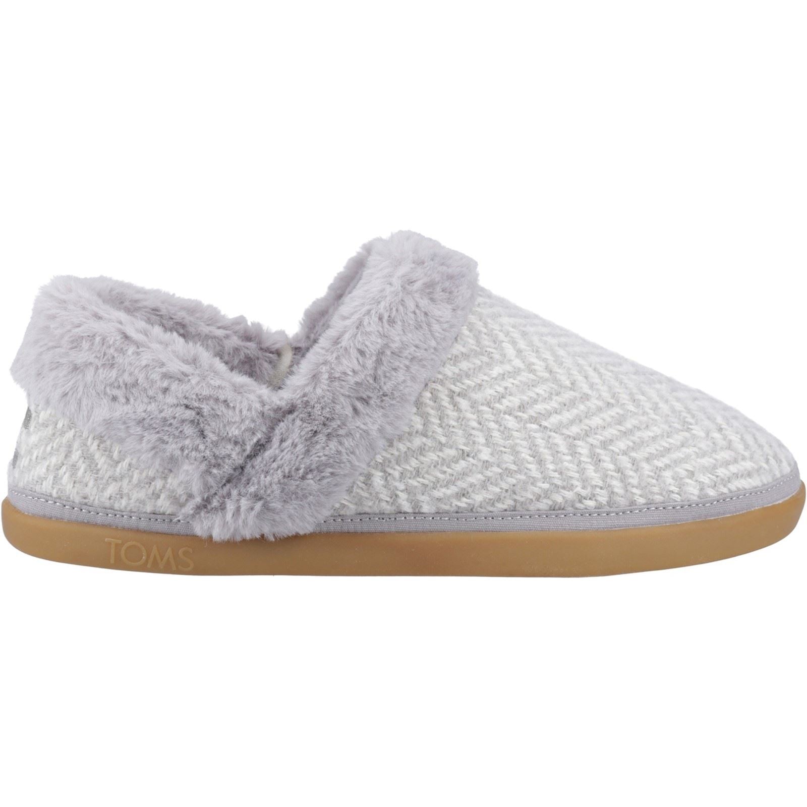 TOMS Oslo Synthetic Women's Drizzle Grey Slippers