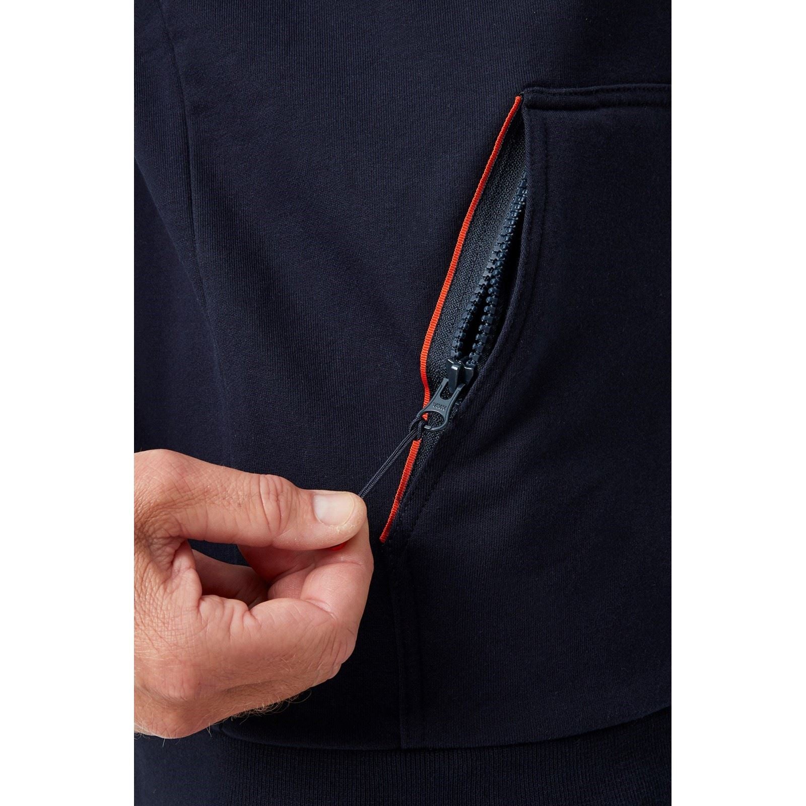 Helly Hansen Workwear Kensington Zip Cotton Men's Blue Sweatshirt