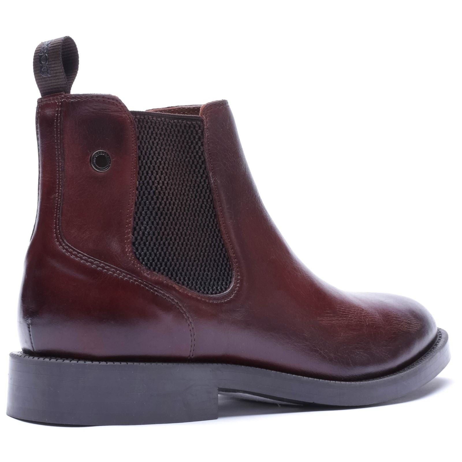 Base London Enzo Leather Men's WASHED CHESTNUT Boots