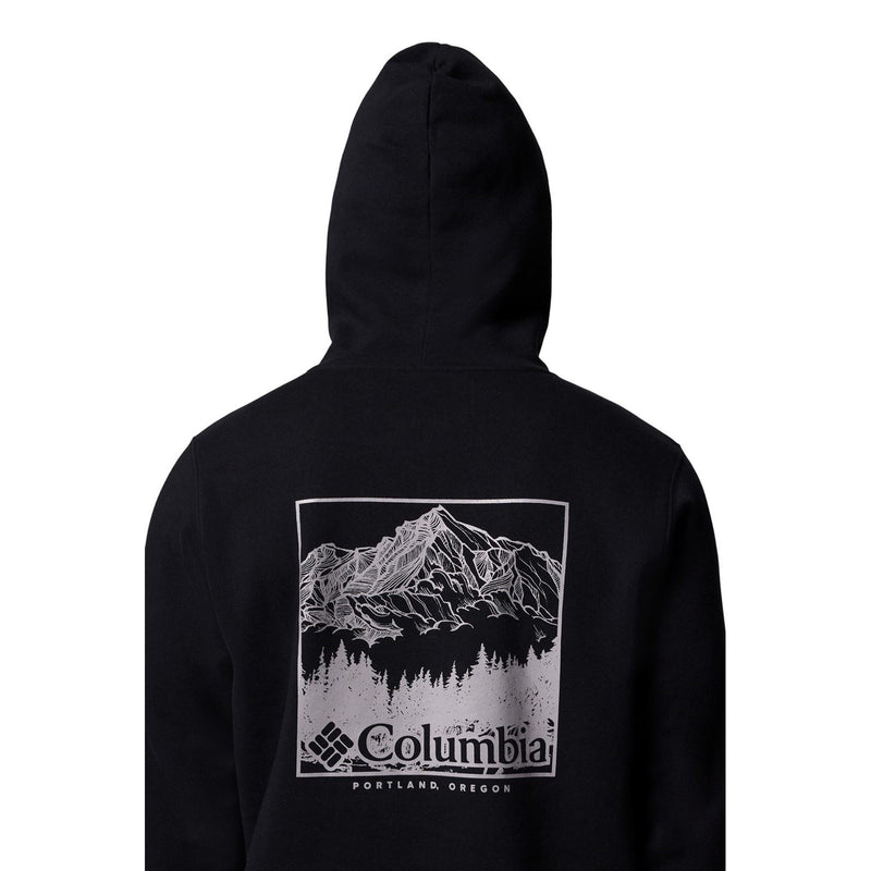 Columbia Columbia Trek Graphic Hoodie Cotton Men's Black Hooded Sweatshirt