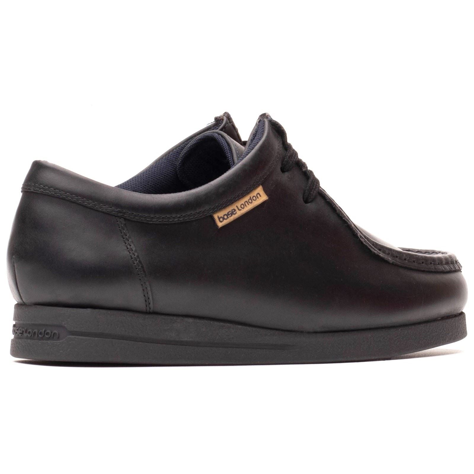 Base London Koko Leather Men's Black Moccasins Shoes