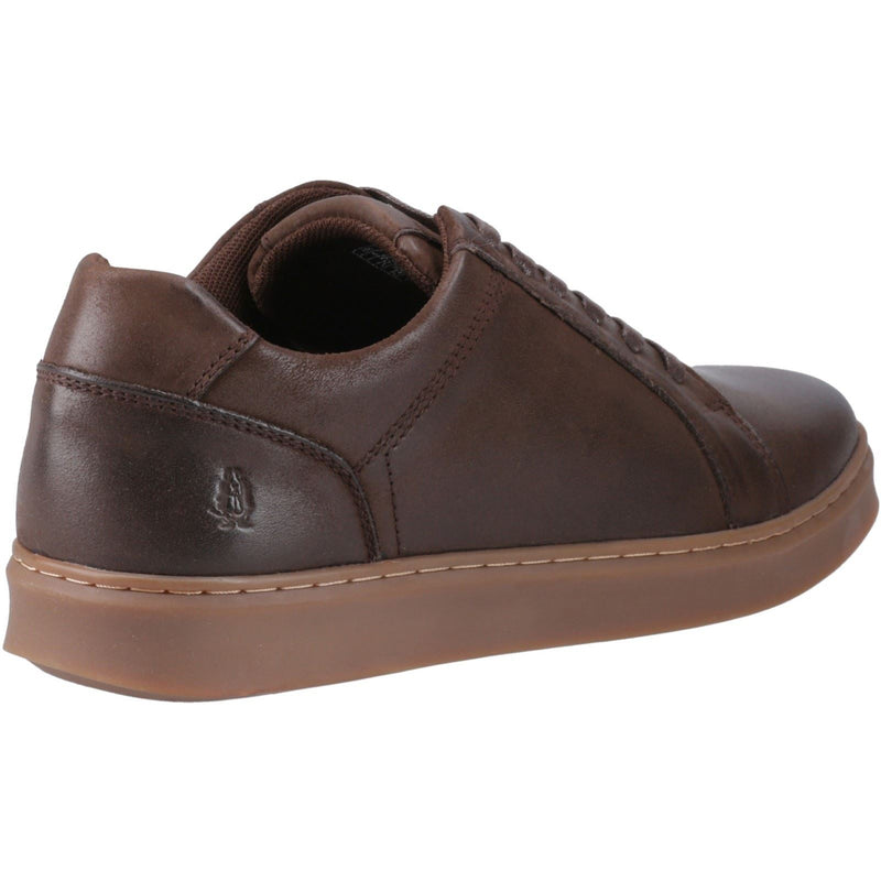 Hush Puppies Madden Leather Men's Coffee Trainers