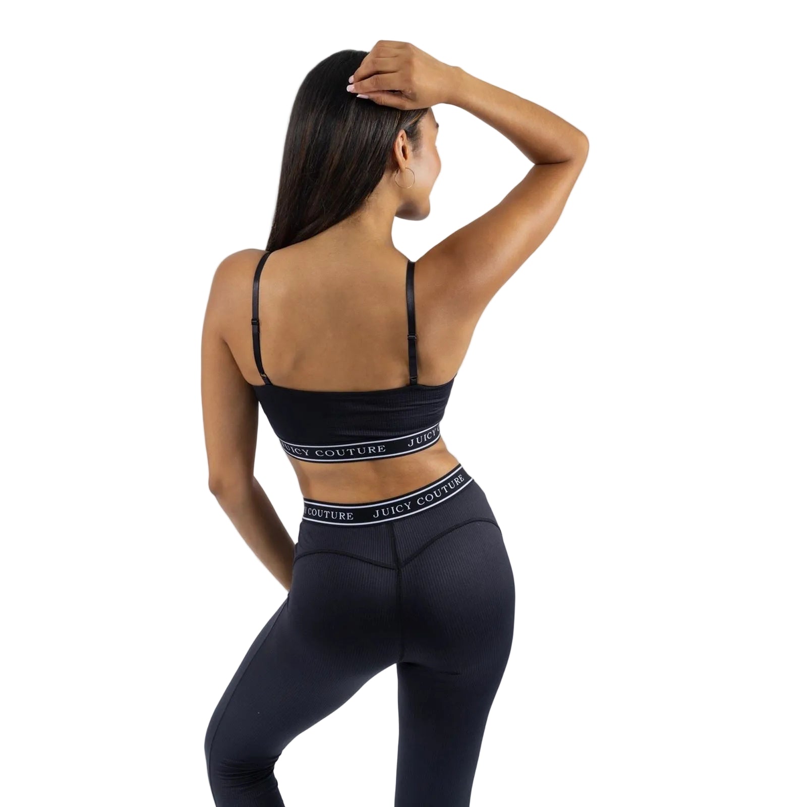 Juicy Couture Bowie Nylon Women's Black Sports Bra