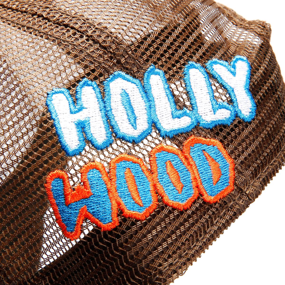 Von Dutch Velvet Trucker Brown/Red/Blue Caps