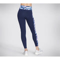 Skechers Performance GOWALK Misty Floral Legging Nylon Women's Blue Sports Leggings